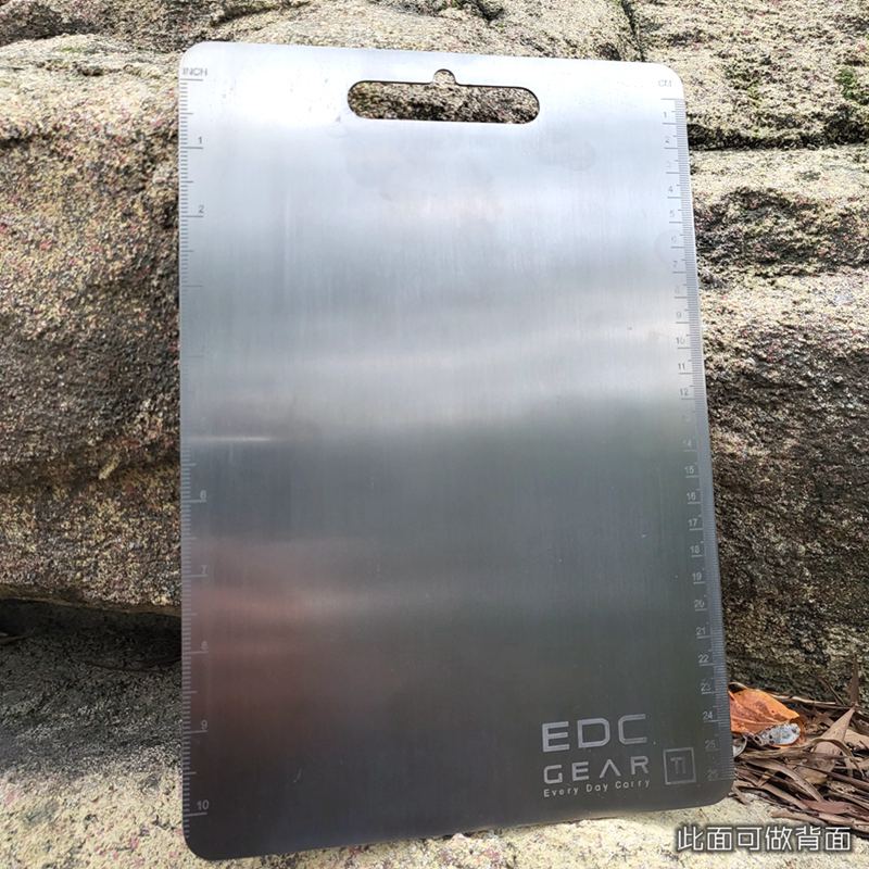 Thick Titanium Alloy Cutting B - Camping Cooking Backpack reseña y precio