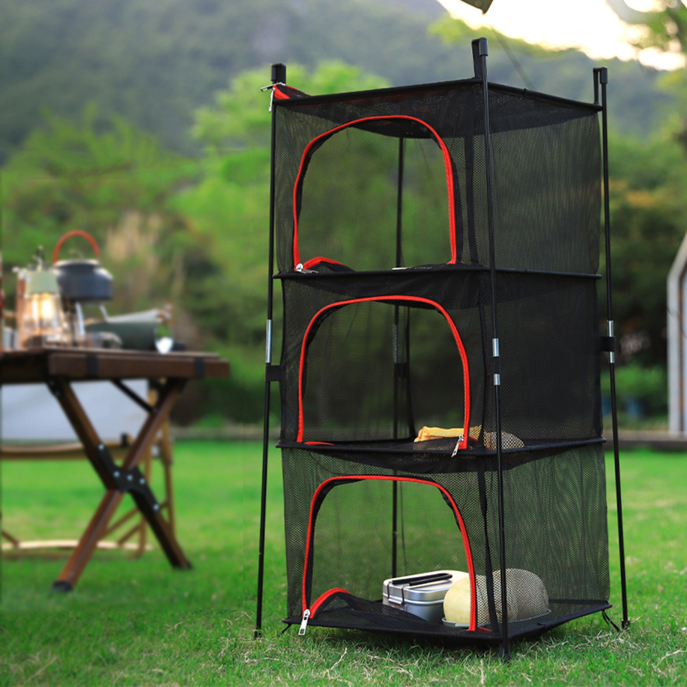 Camping Storage Drying Net 3 L - Camping Outdoor Cooking Table reseña y precio