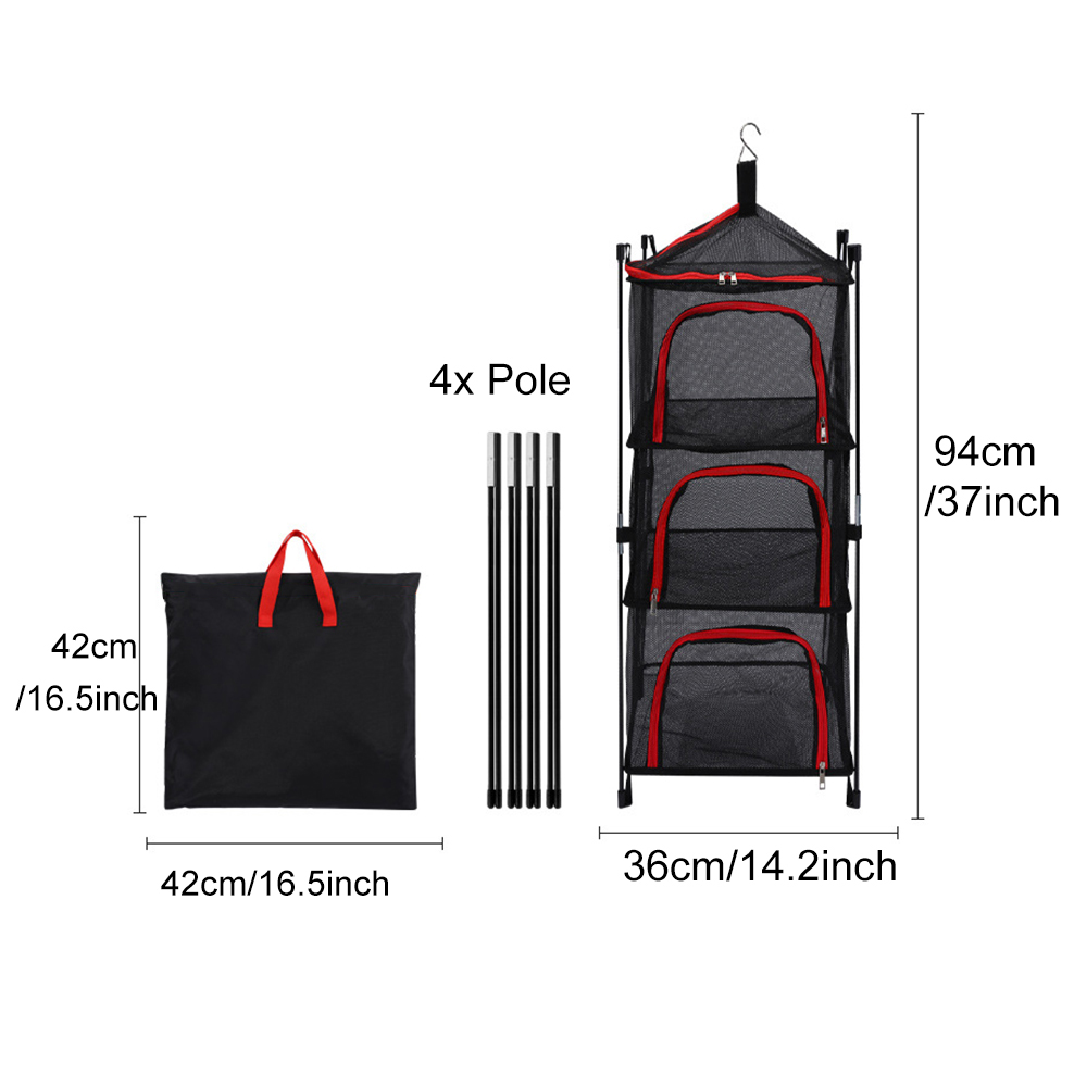 Camping Storage Drying Net 3 L - Camping Outdoor Cooking Table reseña y precio