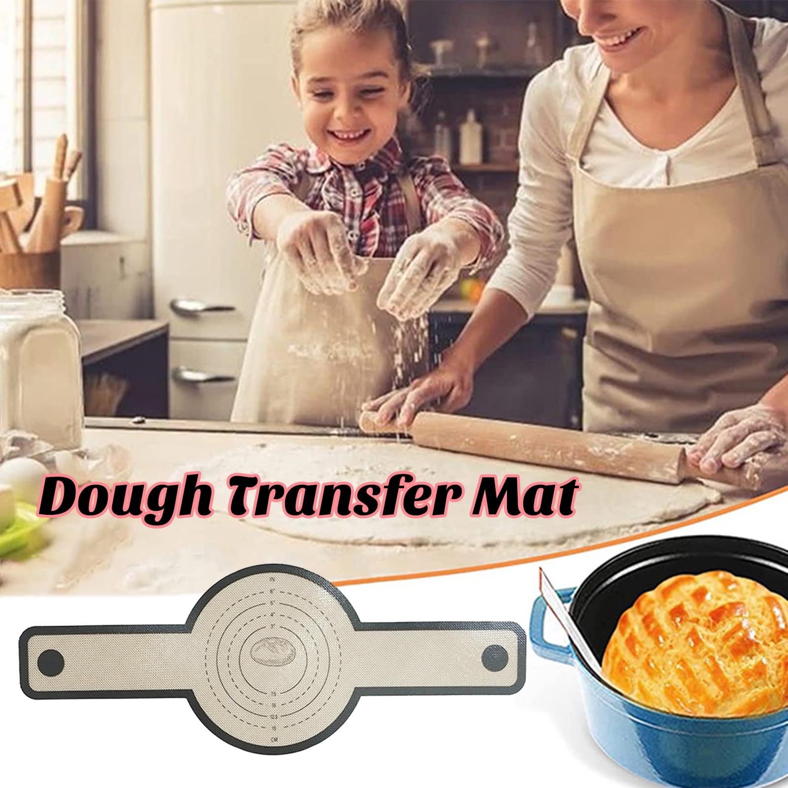 Reusable Silicone Bread Baking - Camping Cooking Mat reseña y precio