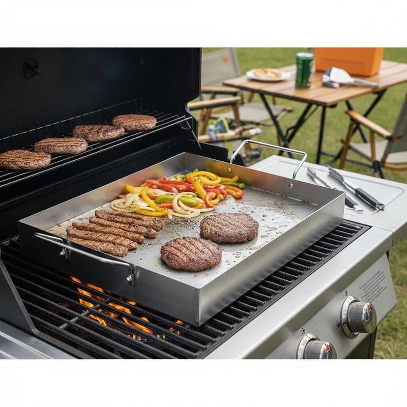 Rectangular Flat Top Plate 17x - Camping Cooking Flat Top reseña y precio