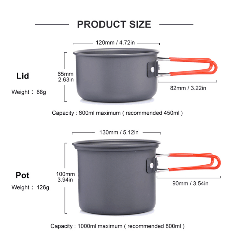 Widesea Ultralight Camping Coo - Camping Cooking All In One reseña y precio