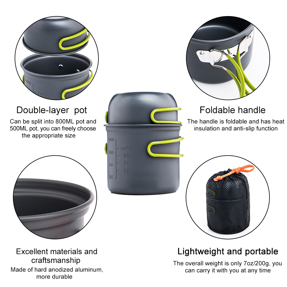 Widesea Ultralight Camping Coo - Camping Cooking All In One reseña y precio