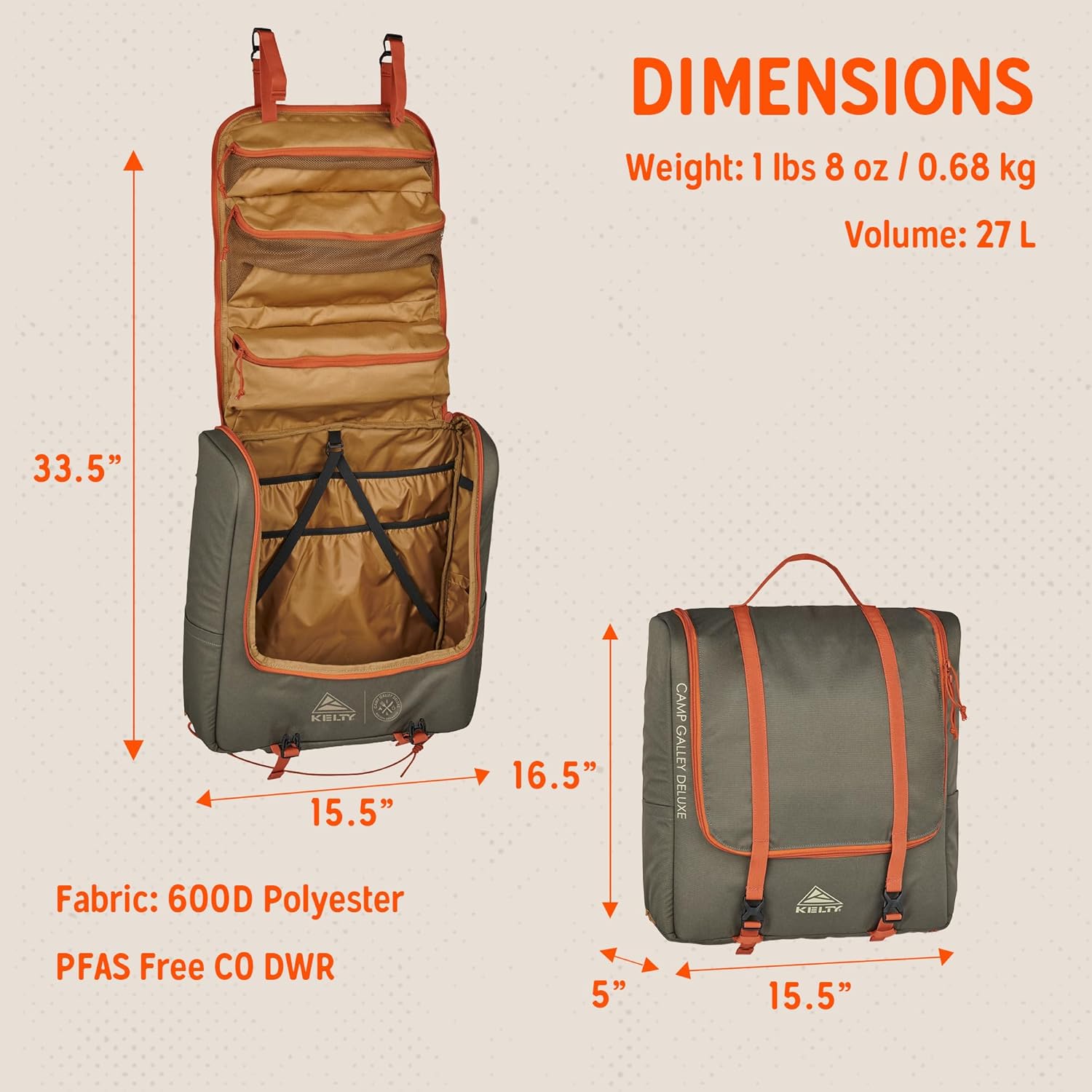 Camp Kitchen Organization Kit  - Camping Cooking Essentials Kit reseña y precio