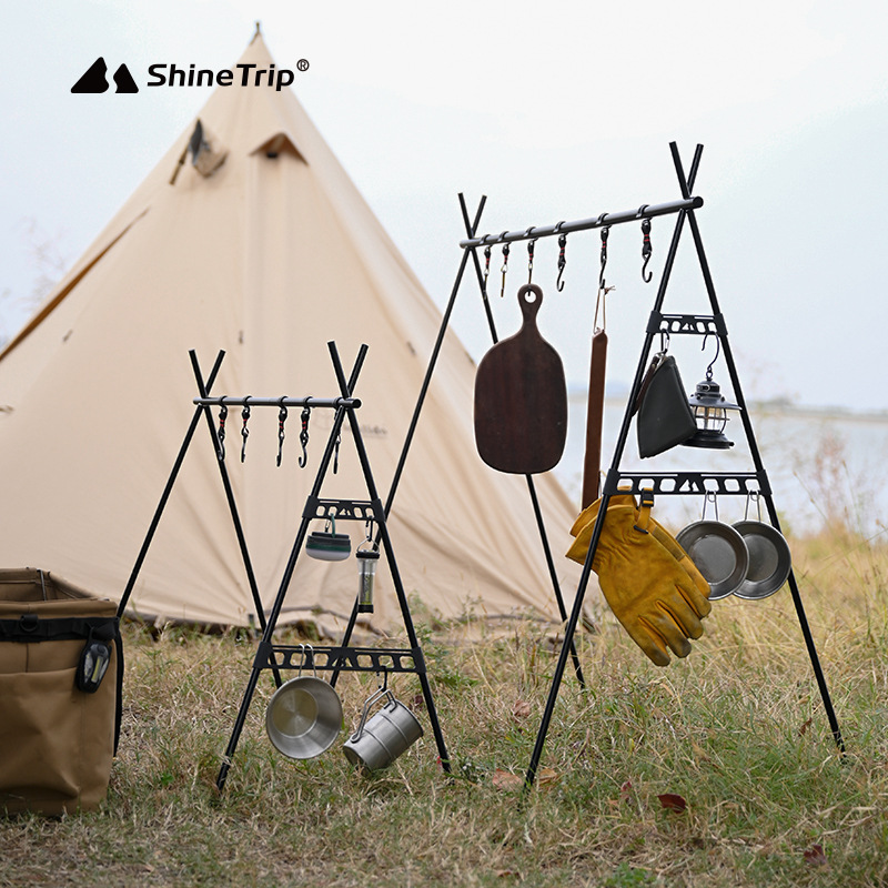 Shine Trip Outdoor Camping Tri - Camping Outdoor Cooking Table reseña y precio