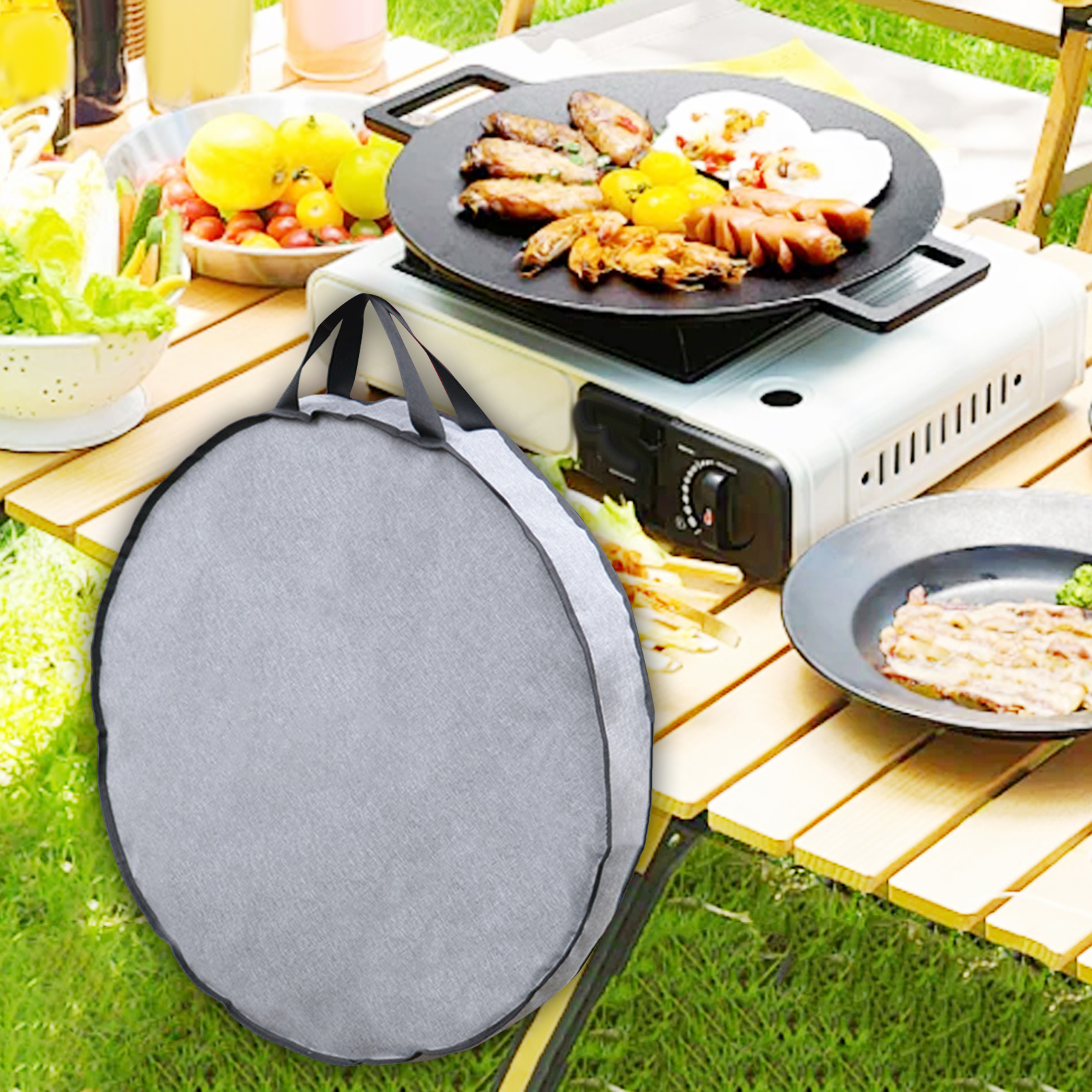 Camping Skillet Bag Portable C - Camping Cooking Backpack reseña y precio