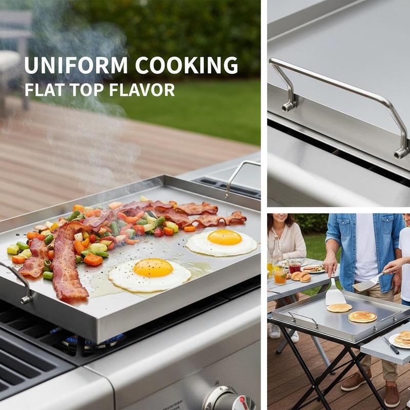 Flat Top Grill Plate 23x16 inc - Camping Cooking Flat Top reseña y precio