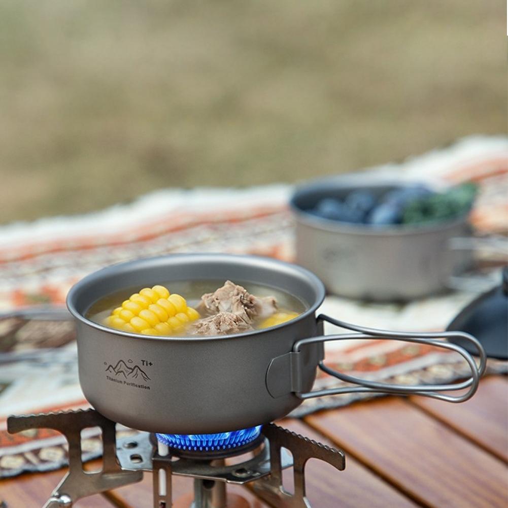 Ultralight Camping Pot Portabl - Camping No Cooking Meals reseña y precio