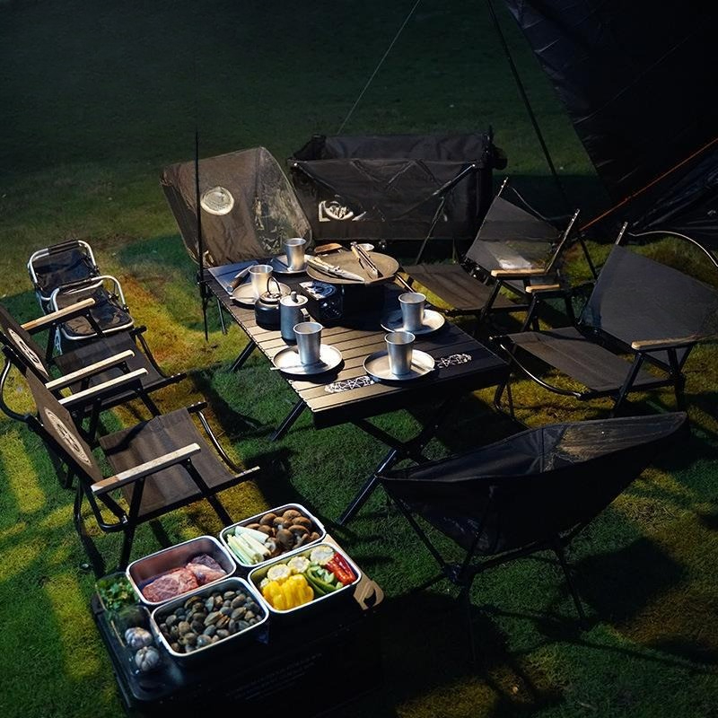 Camping set Outdoor tent, cano - Camping Cooking Canopy reseña y precio