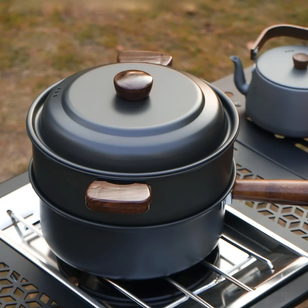 3L Camping Cooking Pot Set Alu - Camping Outdoor Cooking Equipment reseña y precio