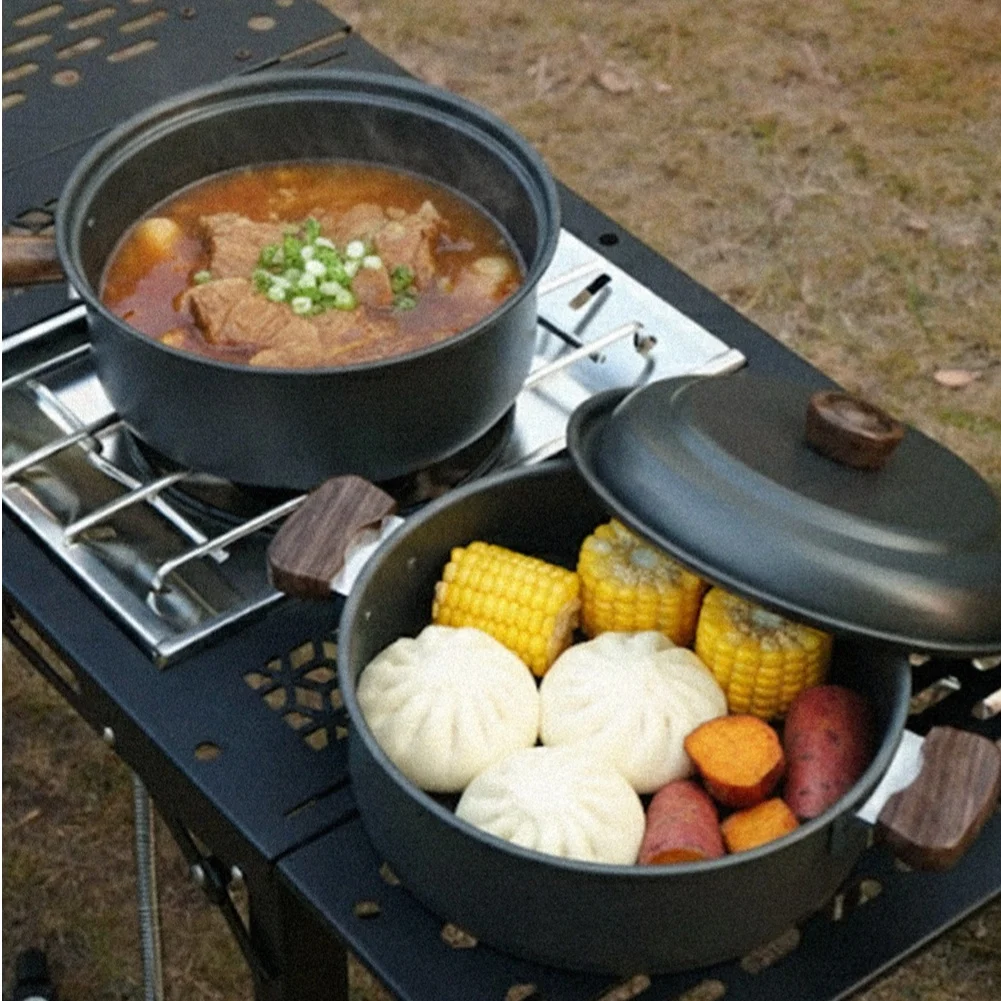 3L Camping Cooking Pot Set Alu - Camping Outdoor Cooking Equipment reseña y precio