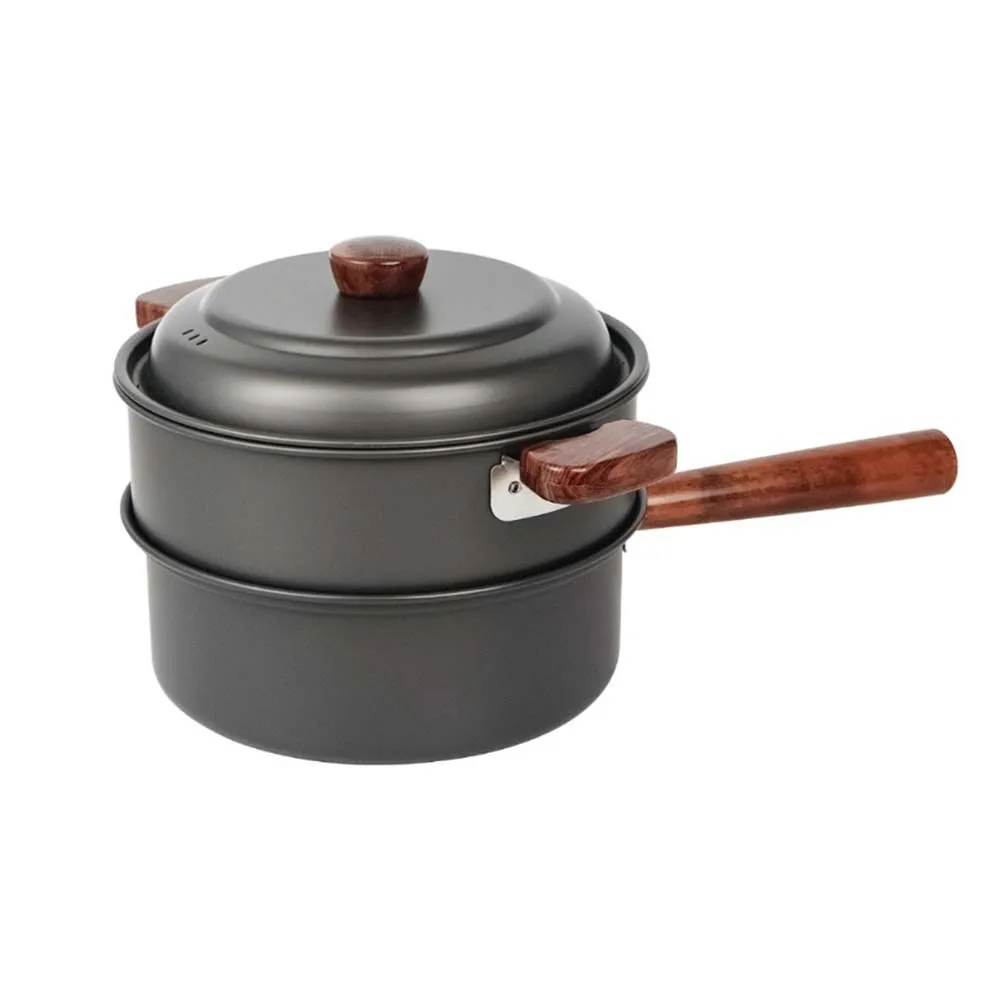 3L Camping Cooking Pot Set Alu - Camping Outdoor Cooking Equipment reseña y precio