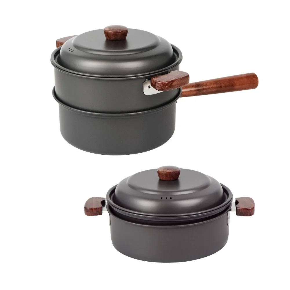 3L Camping Cooking Pot Set Alu - Camping Outdoor Cooking Equipment reseña y precio