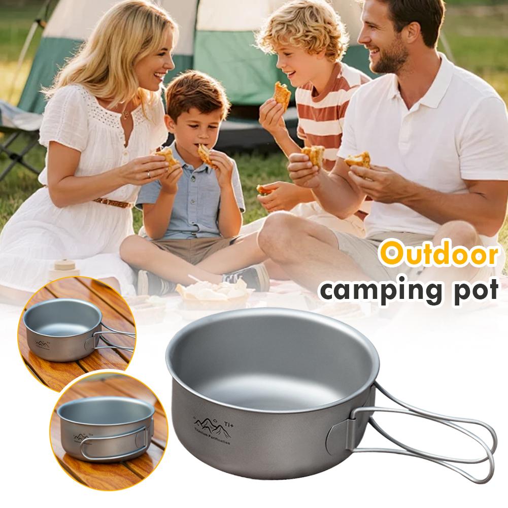 Titanium Camping Pot Ultraligh - Camping Cooking Backpack reseña y precio