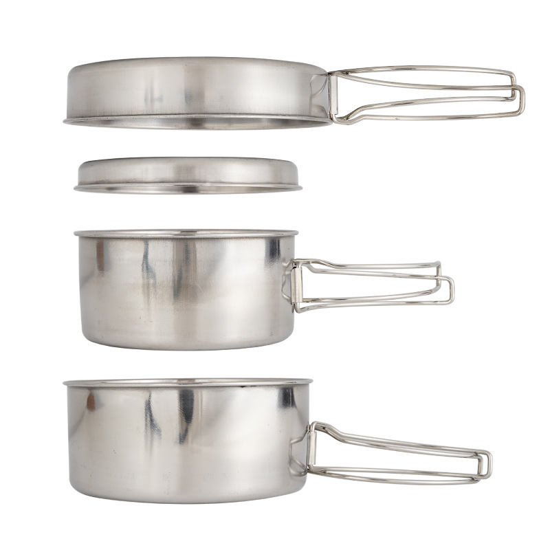 CLS 4-Piece Stainless Steel Ca - Camping Cooking All In One reseña y precio