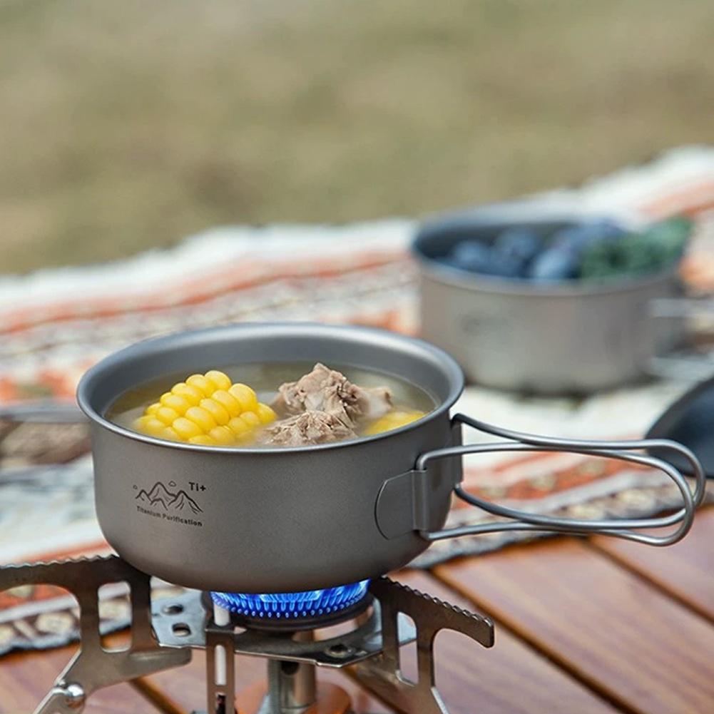 Ultralight Camping Pot Portabl - Camping No Cooking Meals reseña y precio