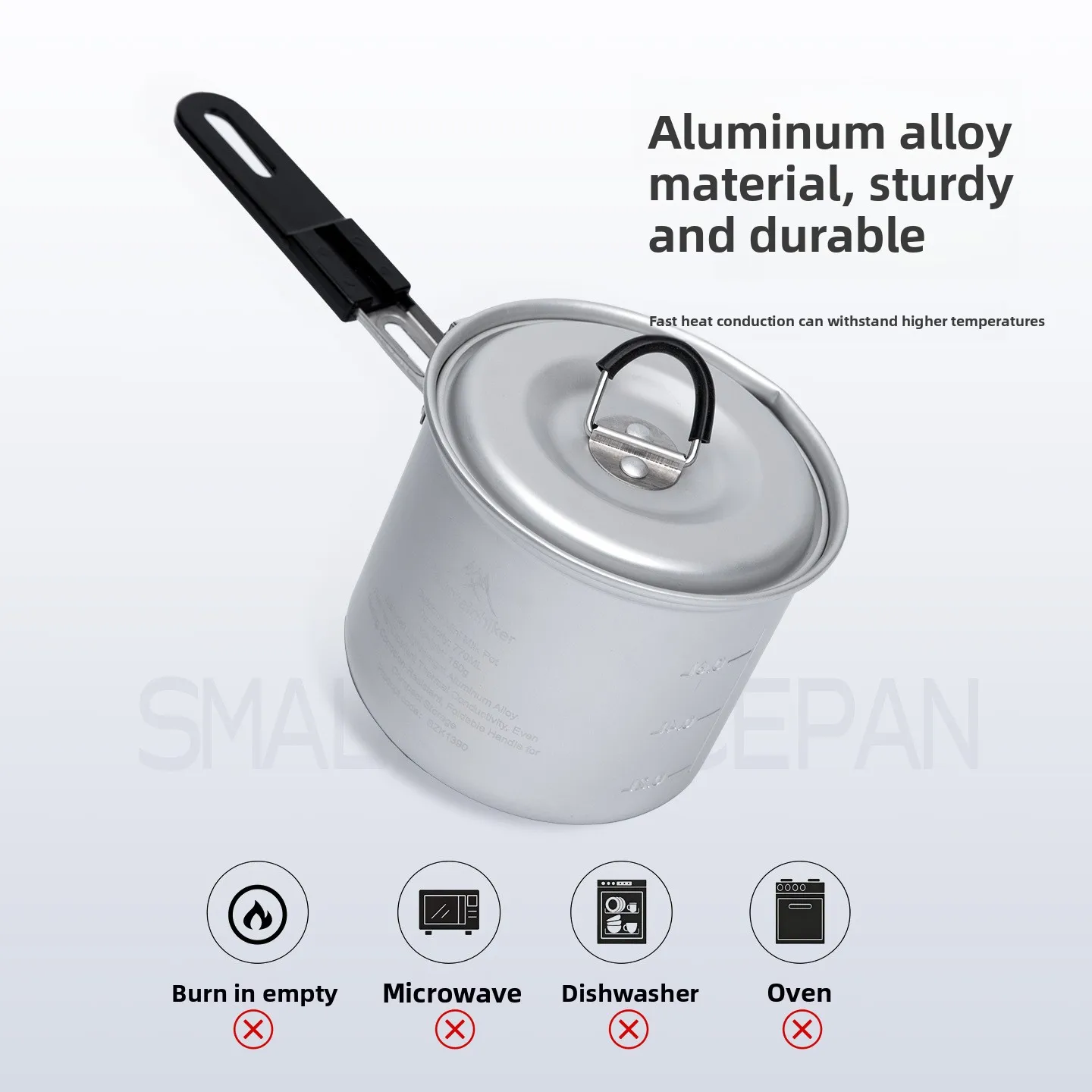 MOUNTAINHIKER Upgrade Milk Pot - Camping Lightweight Cooking Pot reseña y precio