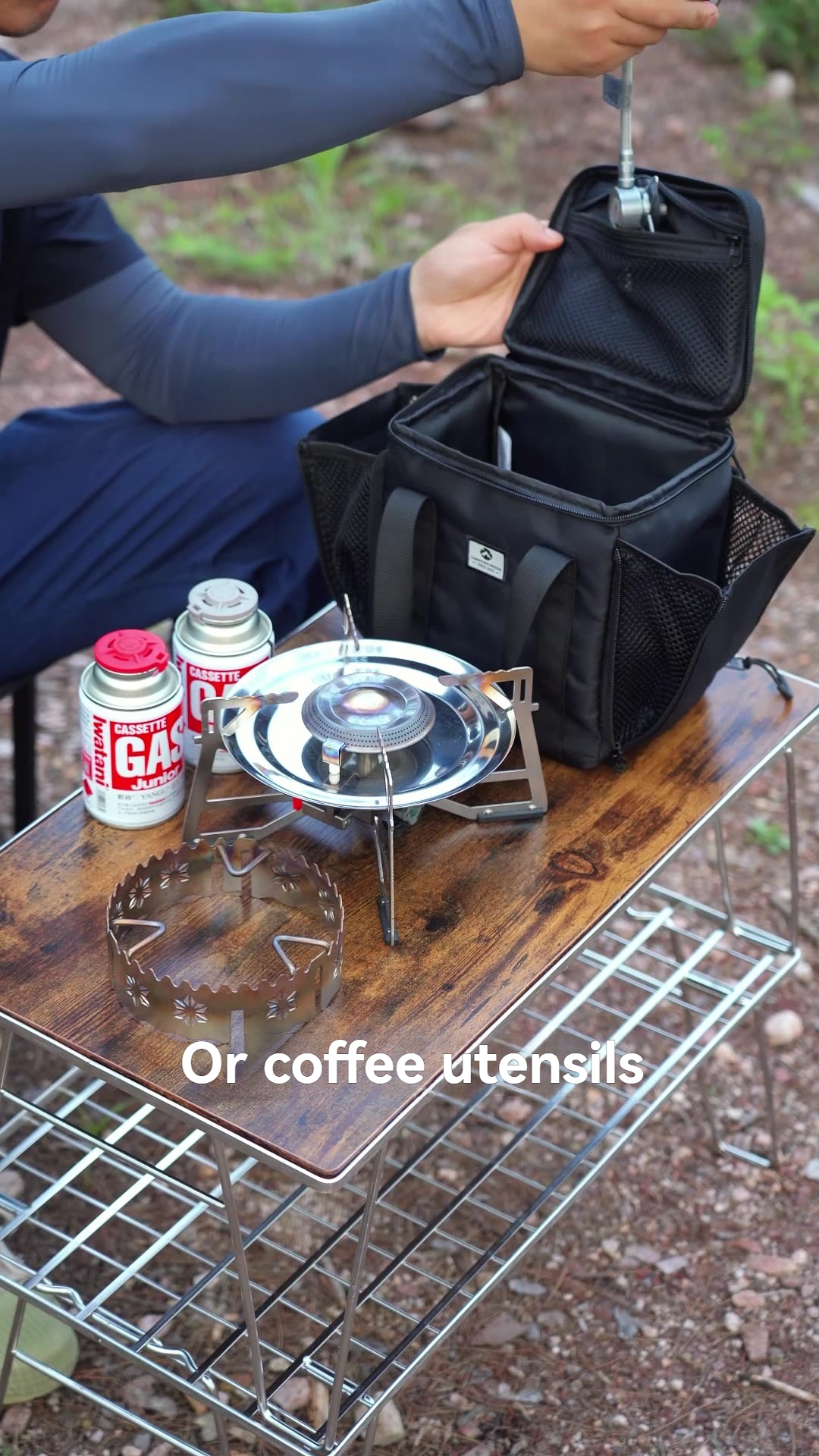 CAMPINGMOON BKXD-5F-B Small Ca - Camping Cooking Backpack reseña y precio