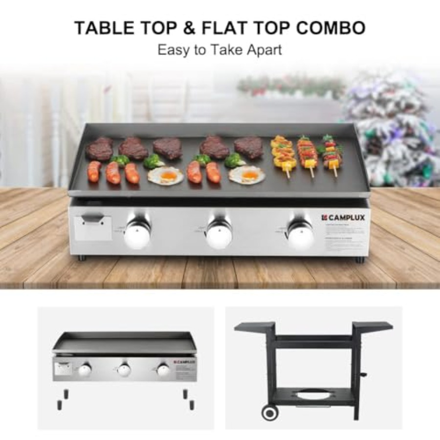CAMPLUX Flat Top Griddle Propa - Camping Cooking Flat Top reseña y precio