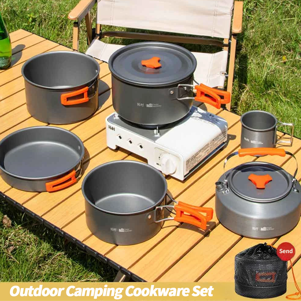 Camping Cookware Set Outdoor C - Camping Cooking Backpack reseña y precio