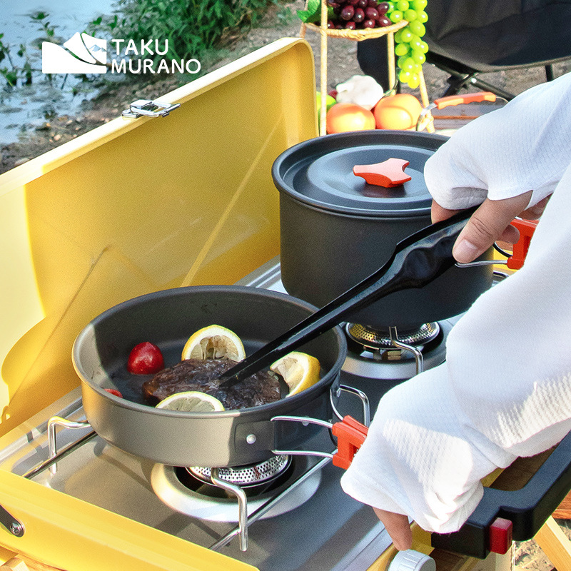 Camping Cookware Set Outdoor C - Camping Cooking Backpack reseña y precio