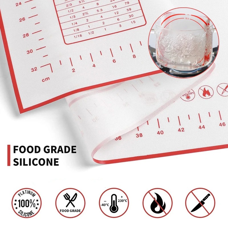 Silicone Baking Mat Kneading P - Camping Cooking Mat reseña y precio