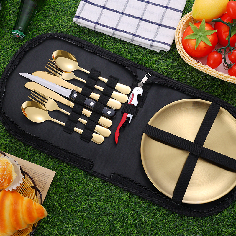 10Pcs Camping Tableware Set 30 - Camping Outdoor Cooking Table reseña y precio