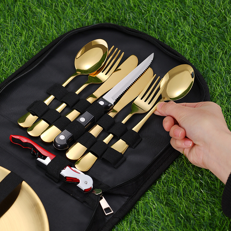 10Pcs Camping Tableware Set 30 - Camping Outdoor Cooking Table reseña y precio