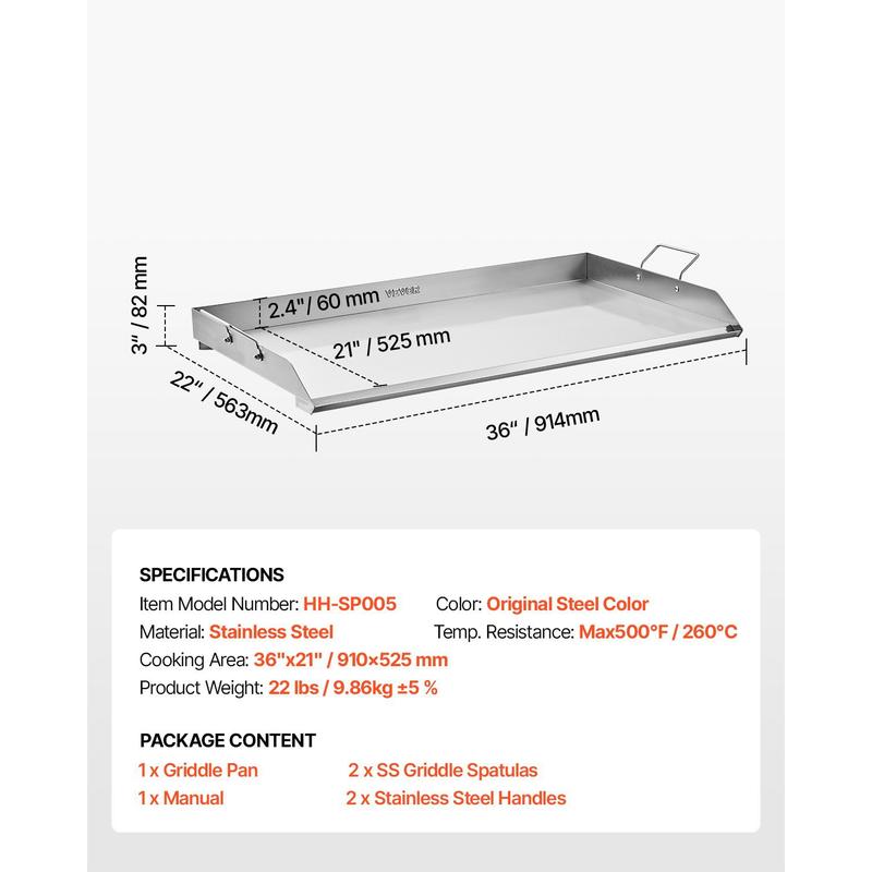 Universal Flat Top Rectangular - Camping Cooking Flat Top reseña y precio