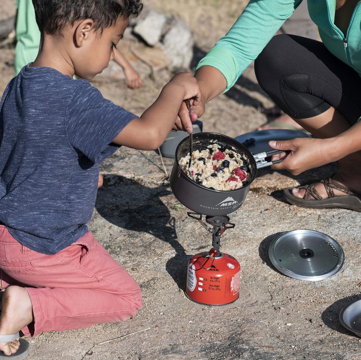 Nonstick Ceramic Coated Solo C - Camping Lightweight Cooking Pot reseña y precio