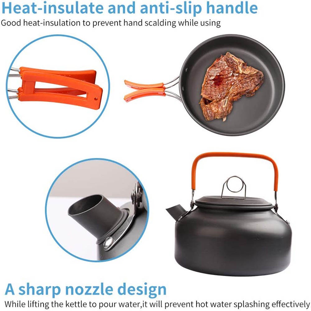 Outdoor camping cooking set, n - Camping Cooking All In One reseña y precio