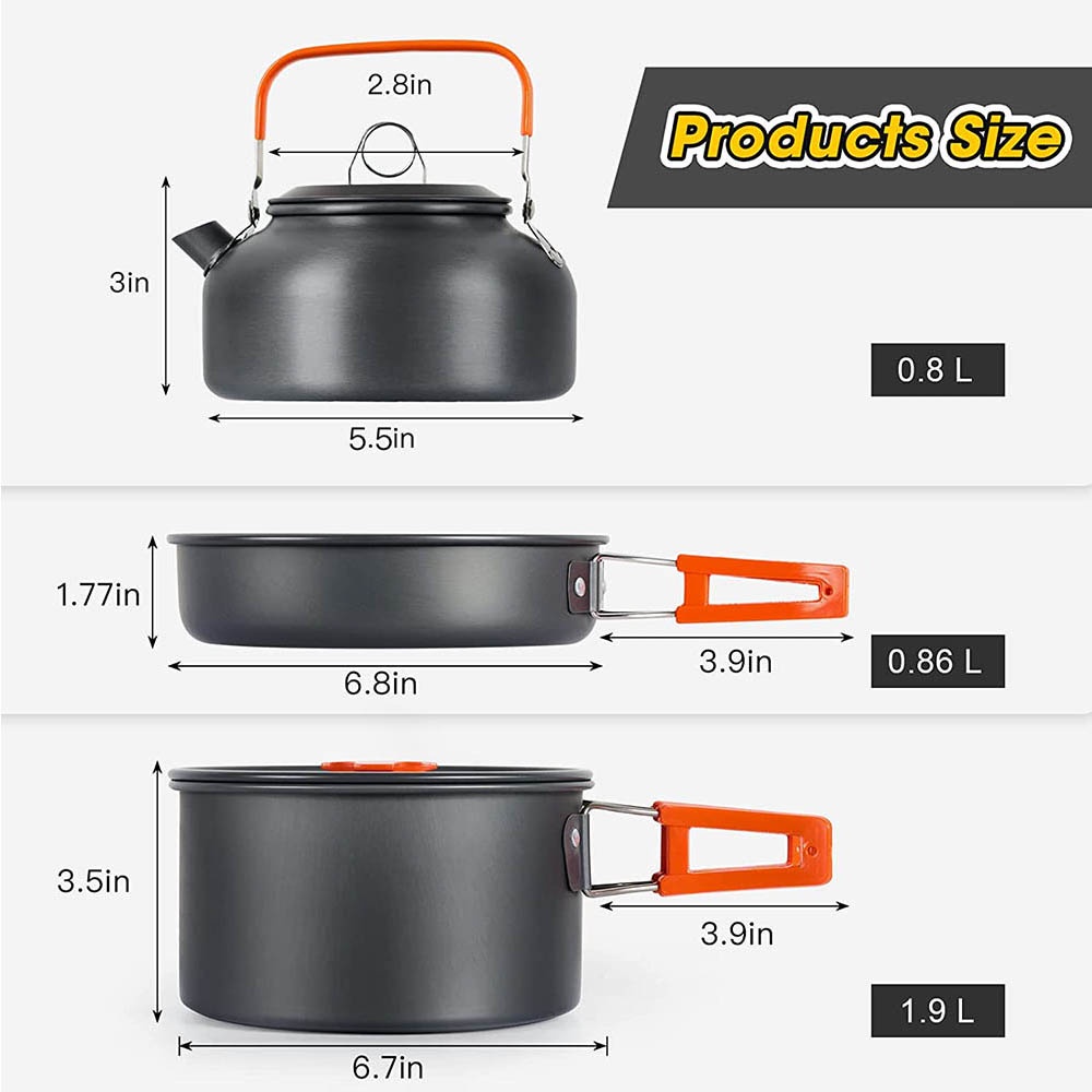 Outdoor camping cooking set, n - Camping Cooking All In One reseña y precio