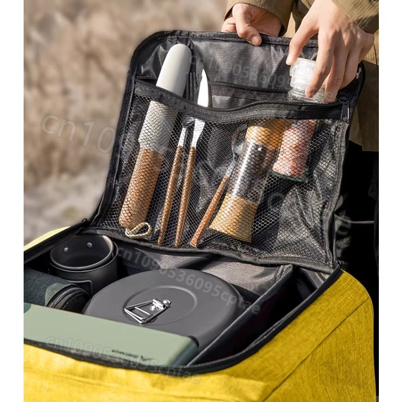 Portable Camping Cookware Set  - Camping Lightweight Cooking Pot reseña y precio