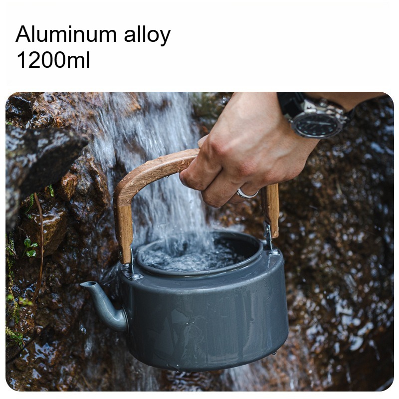 1.2L Lightweight Aluminum Allo - Camping Lightweight Cooking Pot reseña y precio