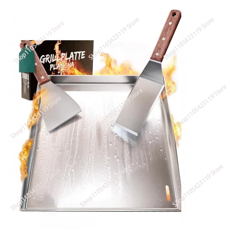 Stainless Steel Griddle BBQ To - Camping Cooking Flat Top reseña y precio