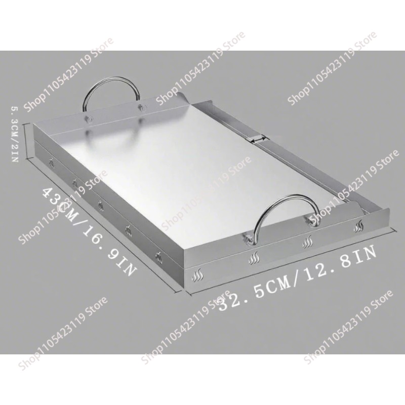 Stainless Steel Griddle BBQ To - Camping Cooking Flat Top reseña y precio