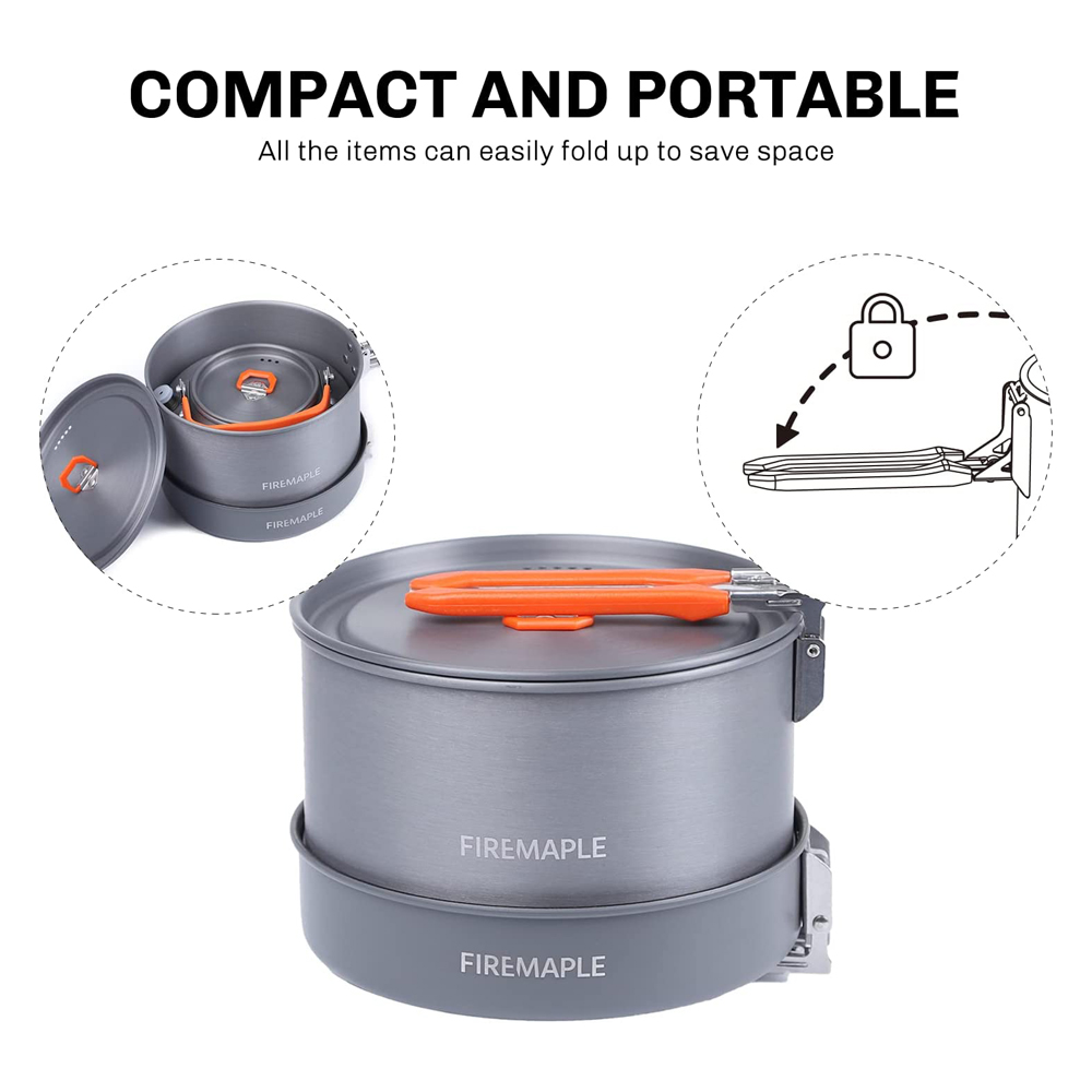 Fire Maple Camping Cookware Ut - Camping Cooking All In One reseña y precio