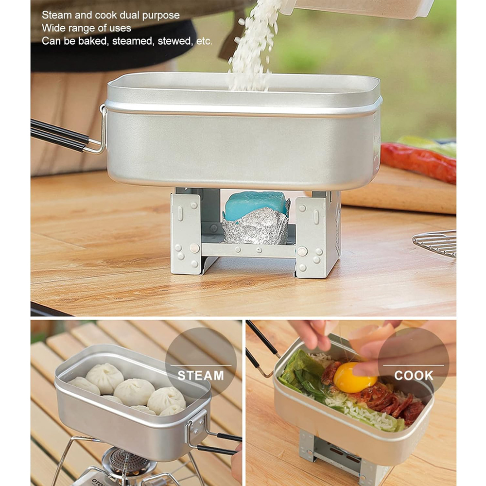 Foldable Bento Box Handle, Lun - Camping Outdoor Cooking Equipment reseña y precio