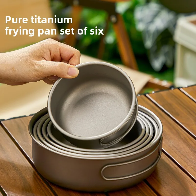 Titanium Outdoor Pot Set Picni - Camping Lightweight Cooking Pot reseña y precio