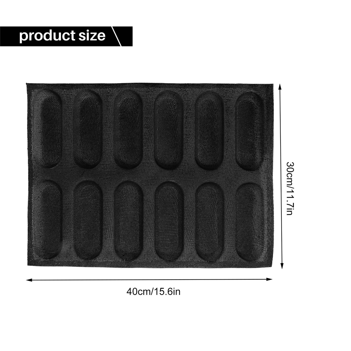 12 Holes Silicone Baguette Pan - Camping Cooking Mat reseña y precio