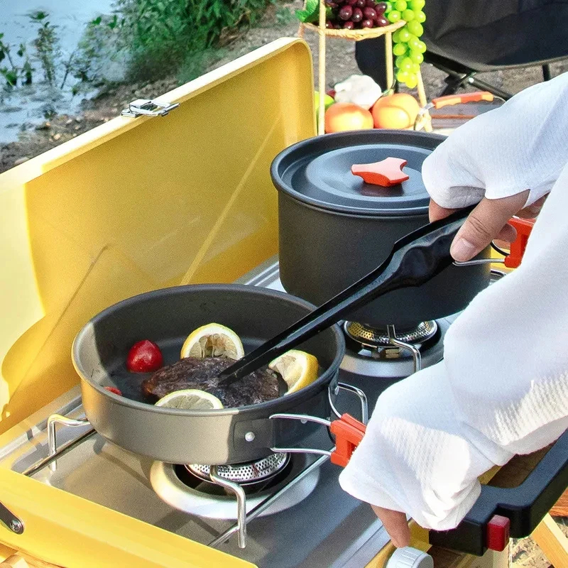 Camping Cookware Set Outdoor P - Camping Cooking All In One reseña y precio