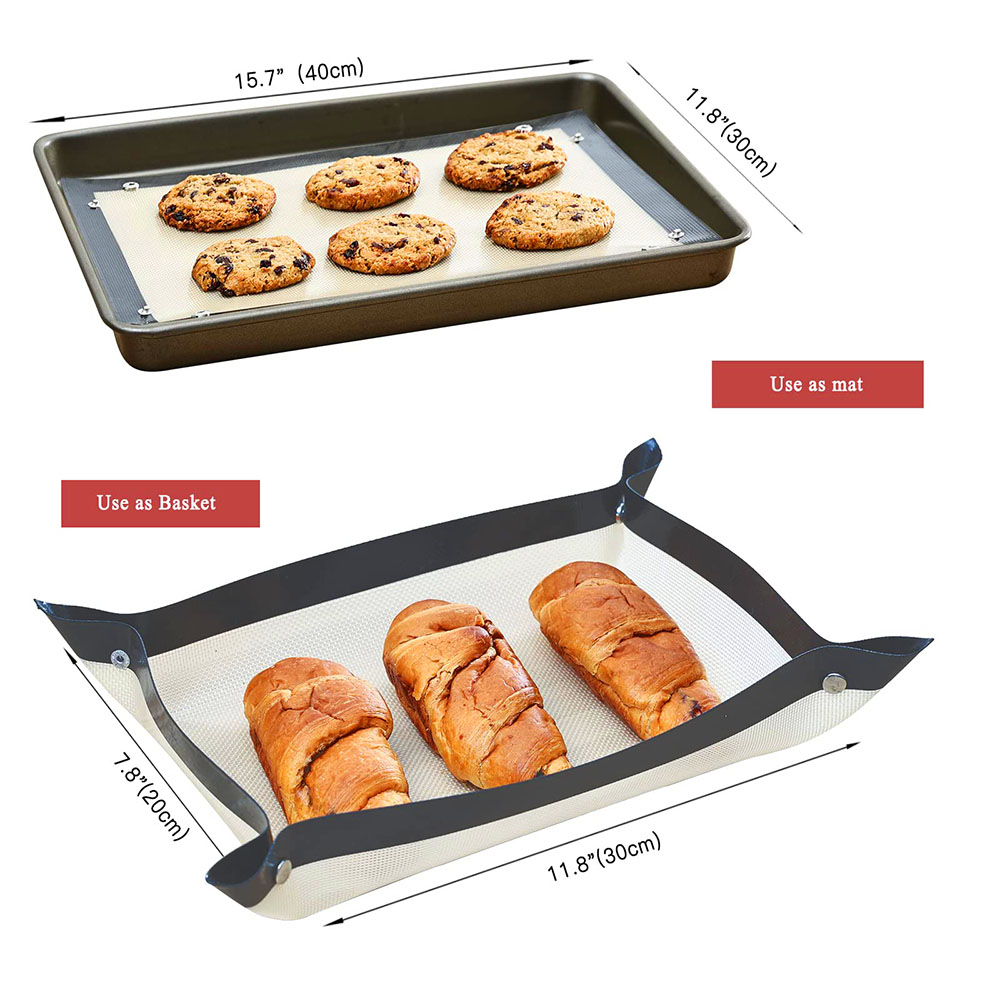 Silicone Baking Mat with Butto - Camping Cooking Mat reseña y precio