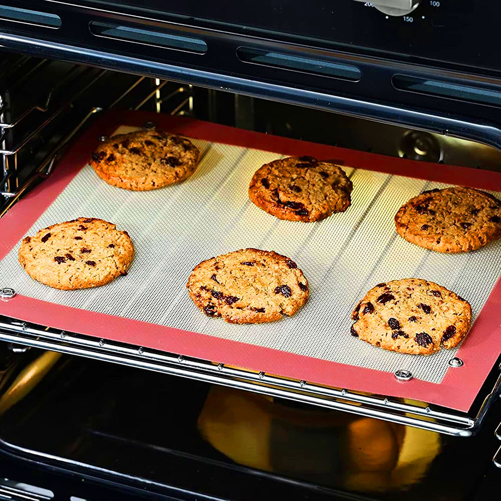 Silicone Baking Mat with Butto - Camping Cooking Mat reseña y precio