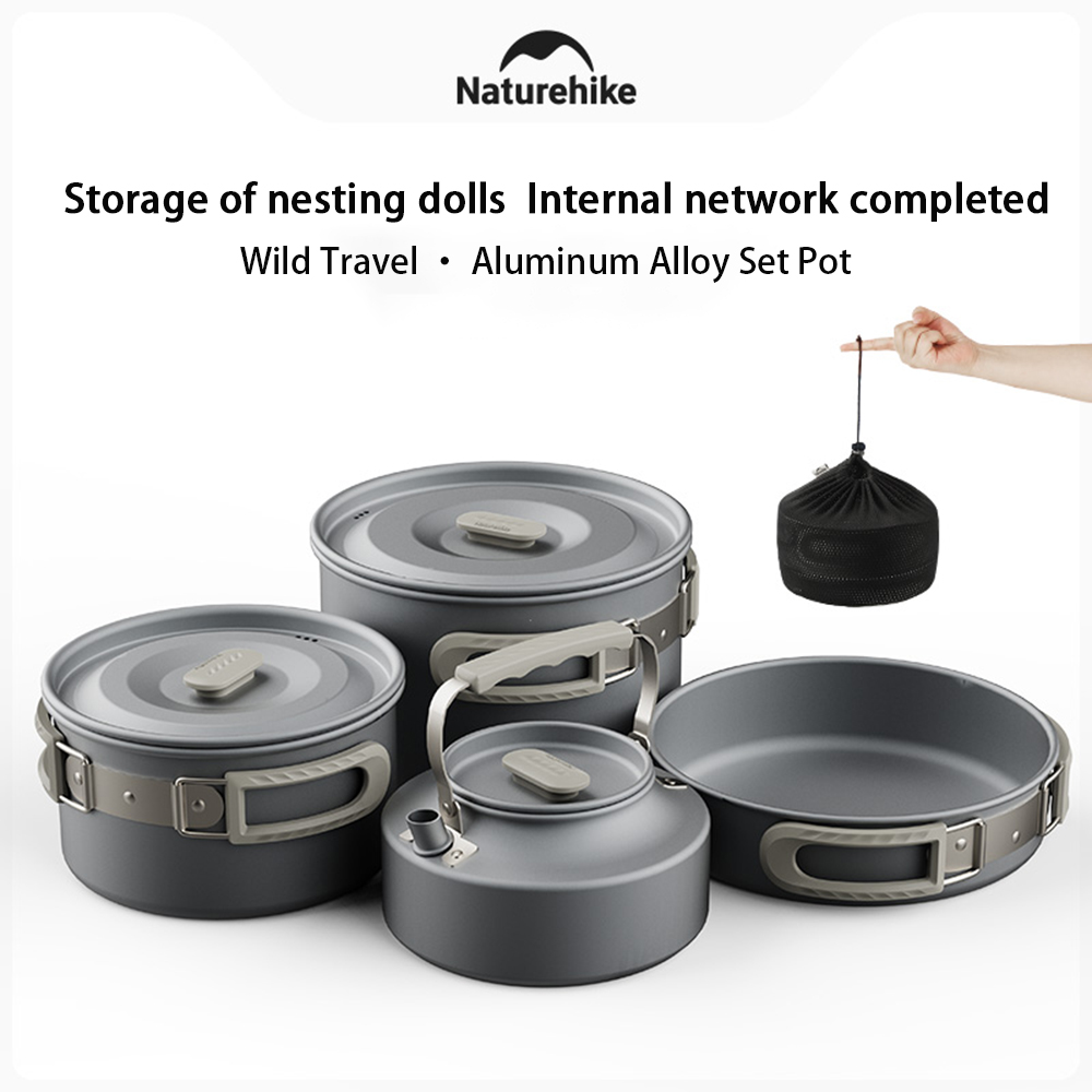 Naturehike Outdoor Pot Set,Cam - Camping Outdoor Cooking Equipment reseña y precio