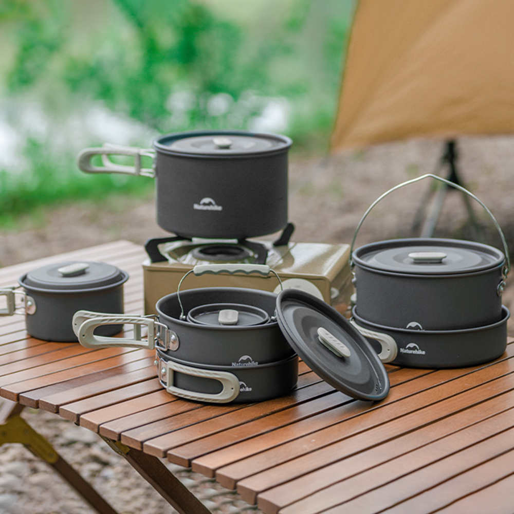 Naturehike Outdoor Pot Set,Cam - Camping Outdoor Cooking Equipment reseña y precio