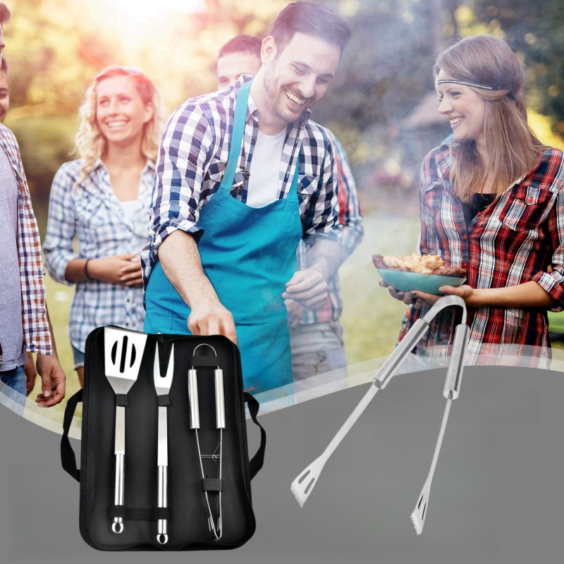 BBQ Tools Set Barbecue Utensil - Camping Cooking All In One reseña y precio