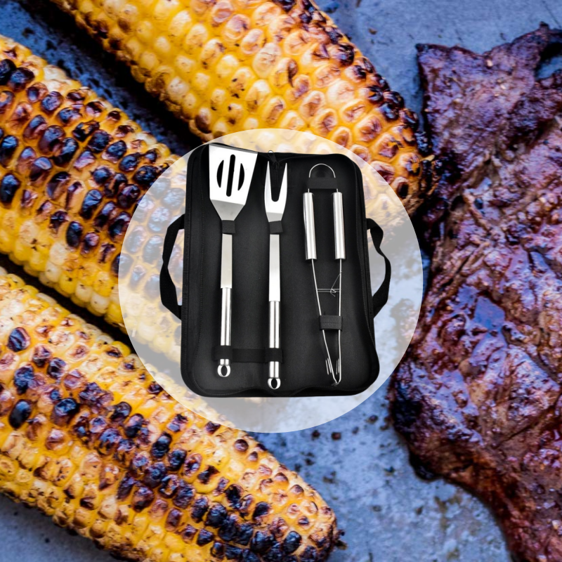 BBQ Tools Set Barbecue Utensil - Camping Cooking All In One reseña y precio
