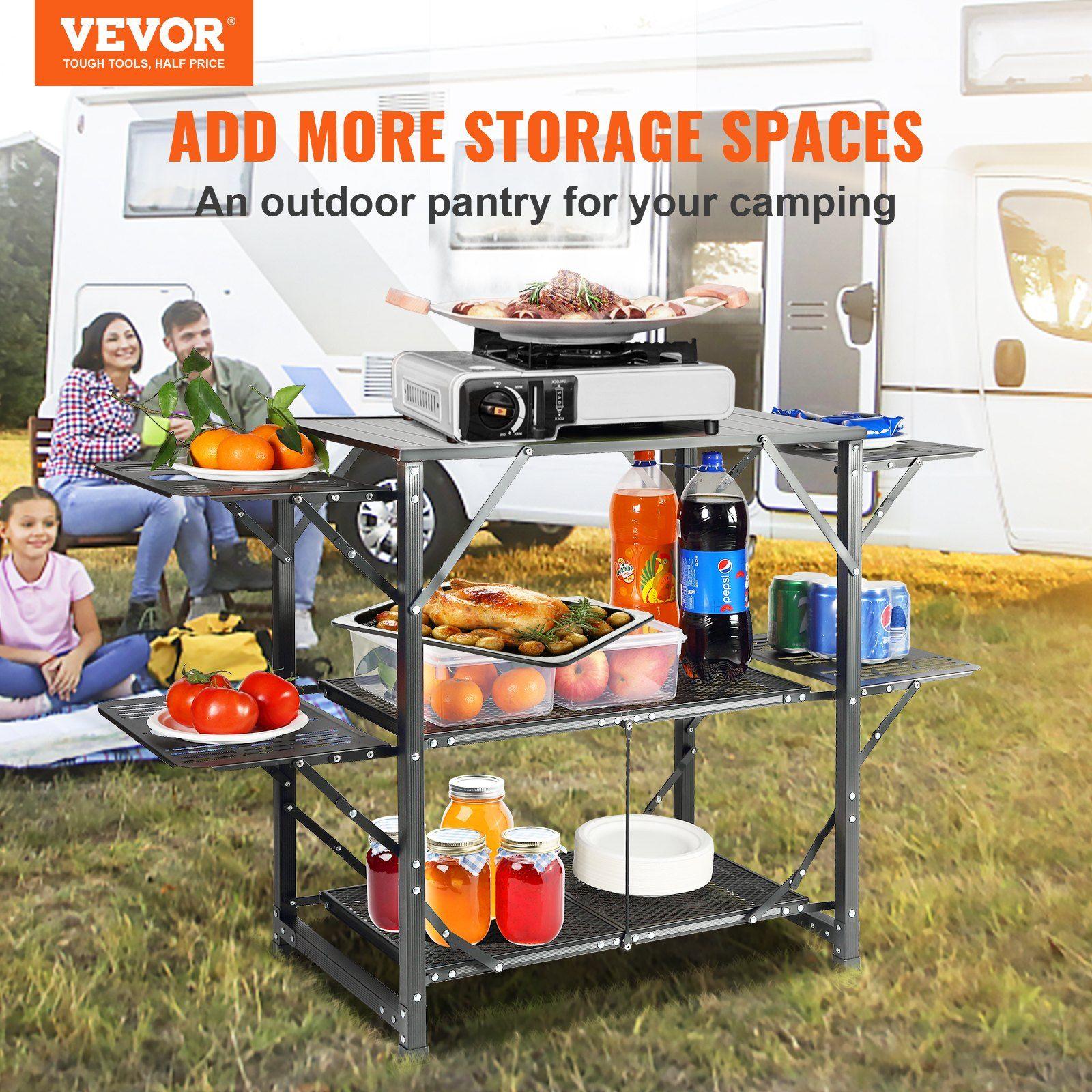All-in-one 49.6in Aluminum Cam - Camping Cooking All In One reseña y precio