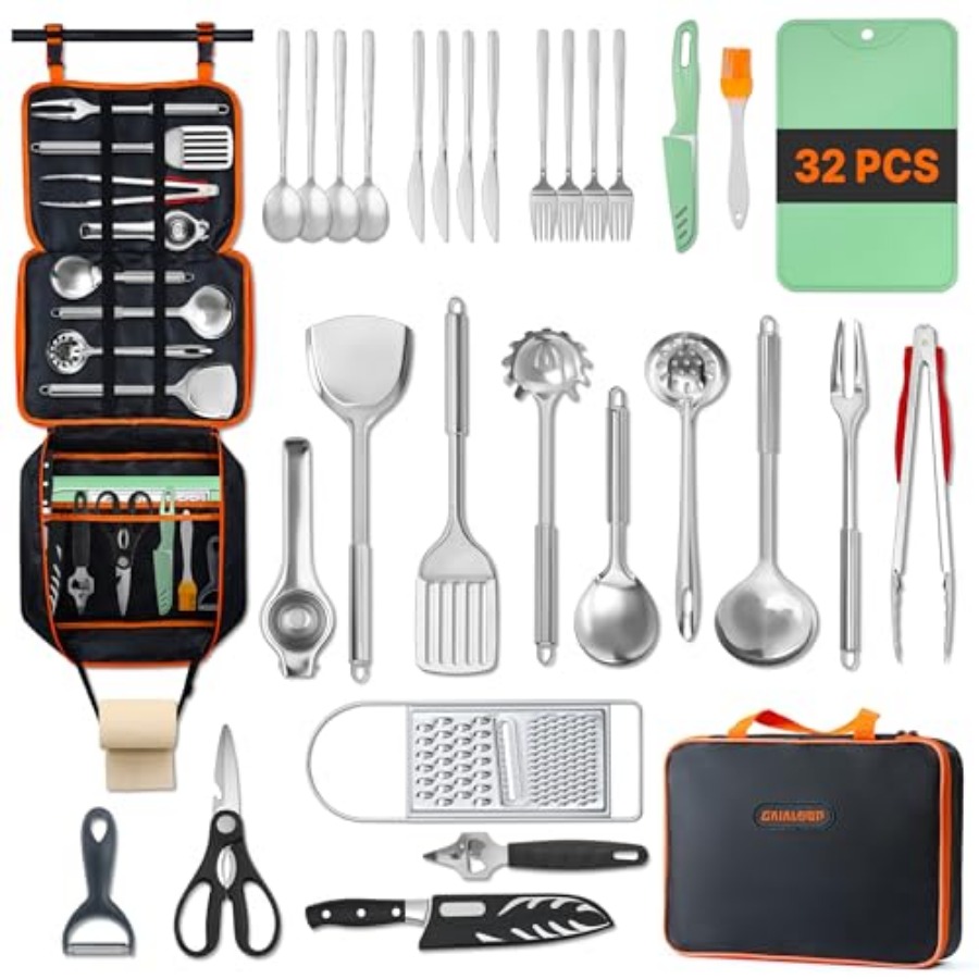 Portable Camping Cooking Utens - Camping Cooking Essentials Kit reseña y precio