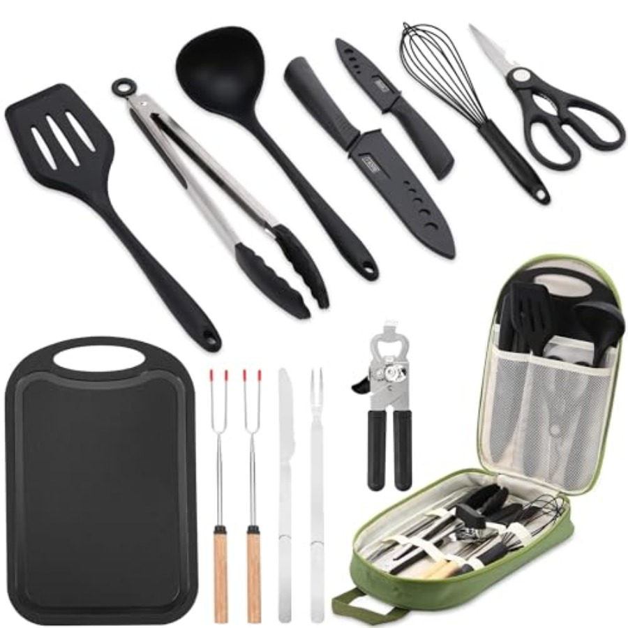 Camping Essentials Cookware Co - Camping Cooking Essentials Kit reseña y precio